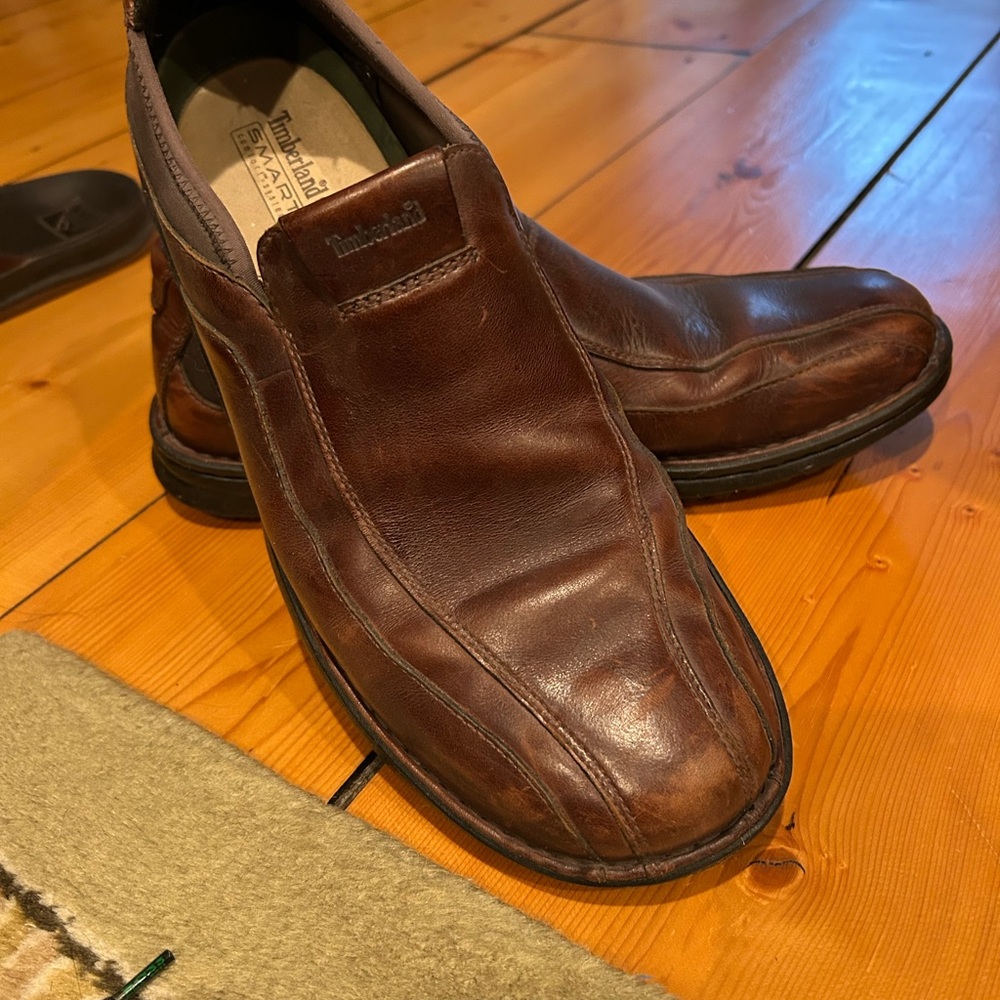 Timberland Men's Brown Leather Loafers